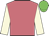 Vieux rose, cream sleeves, green cap