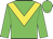 green, yellow chevron