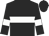 Black, white hoop, black sleeves, white armbands, black cap