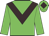 Big-green body, brown chevron, big-green arms, big-green cap, brown diamond