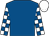 ROYAL BLUE, ROYAL BLUE and WHITE check sleeves, WHITE cap