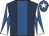 Dark blue, royal blue stripe, royal blue and white diabolo on sleeves, royal blue cap, white star