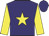 Purple, yellow star & sleeves, purple cap