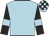Light blue, black sleeves, light blue armlets, light blue and black check cap