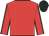 Red, black seams on sleeves, black cap
