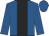 Royal blue, black stripe