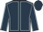 Dark blue, light blue seams, dark blue cap