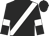 black, white sash, white armbands