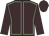 Brown, light green seams, brown sleeves and cap