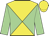 Light green & yellow diabolo, light green sleeves, yellow cap