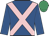 royal Blue, Pink cross belts,emerald  Green cap