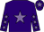 Purple, mauve star, purple sleeves, mauve stars, purple cap, mauve star