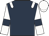 Dark blue, white epaulets, white sleeves, dark blue armlets, white cap