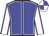 Blue, white seams, white sleeves, blue seams,quartered cap