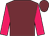 Garnet body, rose arms, garnet cap