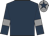 Dark blue, grey armlet, grey cap, dark blue star
