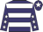 Purple & white hoops, white stars on sleeves, white star on cap