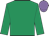 emerald green, mauve cap