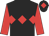 Black, red triple diamond, sleeves and diamond on cap