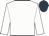 White, dark blue cap