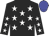 Black, white stars