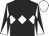 Black, white triple diamond, diabolo on sleeves, white cap
