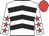 White, black chevrons, white sleeves, red stars and cap
