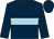dark blue, light blue hoop