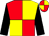 red and yellow quarters, black sleeves