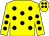 Yellow, black spots