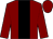 Maroon, black stripe