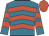 Kingfisher, tangerine chevrons and cap