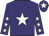 Purple, white star, purple sleeves, white stars, purple cap, white star