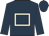 Dark blue, beige hollow box