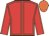Red, orange seams and cap
