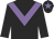 Black, mauve chevron and star on cap