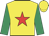 YELLOW, RED star, EMERALD GREEN sleeves