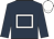 Dark blue, white hollow box, dark blue sleeves, white cap