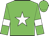Green, White star and armlets