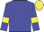 blue, yellow armlets, yellow cap