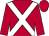 Scarlet, white cross belts