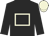 Black, beige hollow box and cap