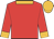 red, old gold collar, cuffs and cap