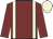 Maroon, beige braces, beige cap