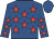 Royal blue, red stars, royal blue cap