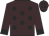 Brown, black spots, black cuffs, brown cap, black spots and peak
