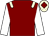 Maroon, beige epaulets, white sleeves, beige cap, maroon diamond