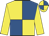 Yellow and royal blue quartered, yellow sleeves, quartered cap