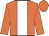 orange, white stripe