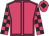 Rose body, black seams, rose arms, black checked, rose cap, black diamond